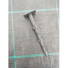 Smeigtukai, kaiščiai agrotekstilei, agrotekstilė, tvirti, kieti, 50 vnt, 30 cm