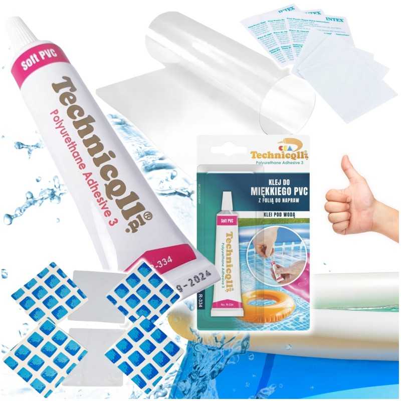 Baseino grebėstai, tvirtas, lipnus, šlapio klijavimo remonto komplektas