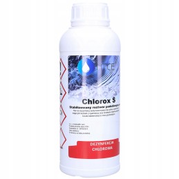Stabilizuotas natrio hipochloritas 15 baseino chloro 1l dumblių valiklis 1l