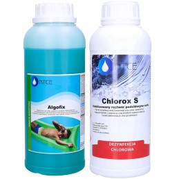 Stabilizuotas natrio hipochloritas 15 chloras sūkuriniam baseinui 1l antidumblių 1l