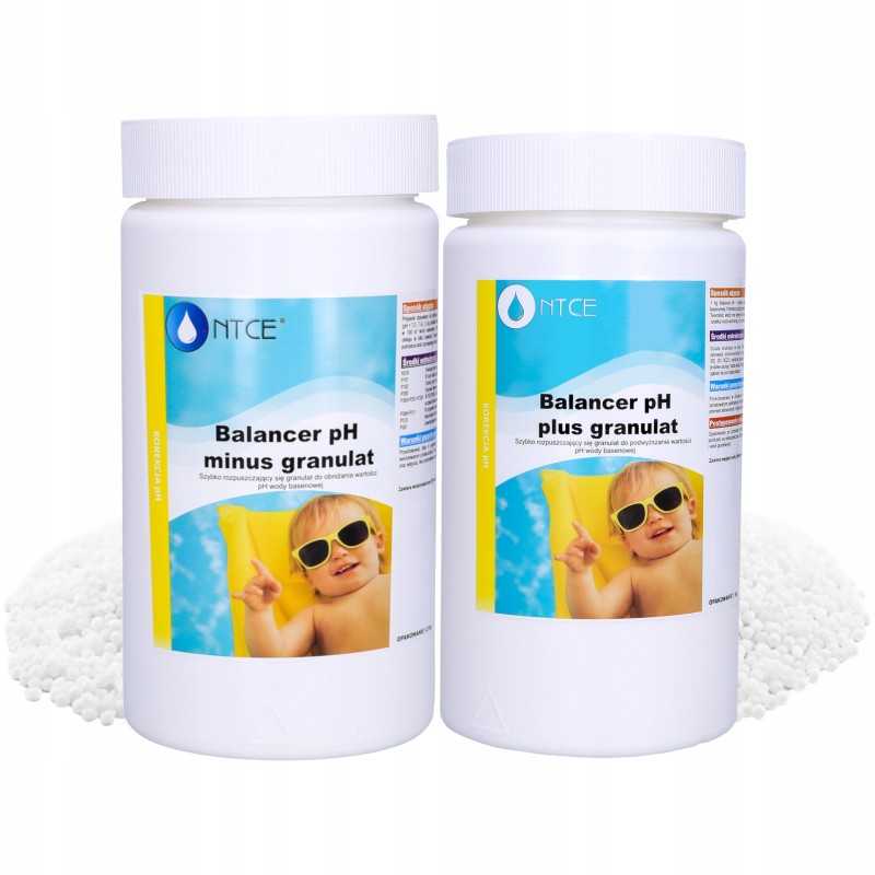 Rinkinys ph plius 1kg ph minus 15kg baseinui
