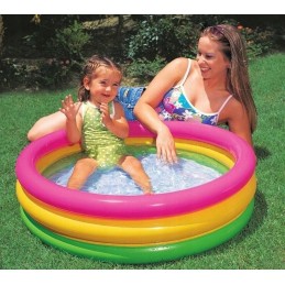Vaivorykštinis pripučiamas baseinas mažas 57107 intex
