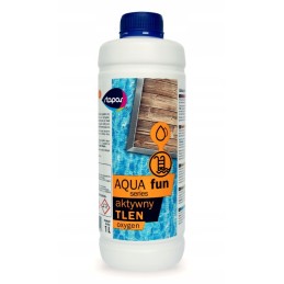 Aqua fun oksigen aktyvi skysta deguonies antidumblių priemonė baseinui 1l