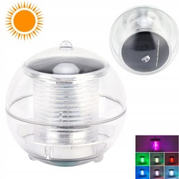 Peldošā LED saules lampa baseinam, 7 krāsas