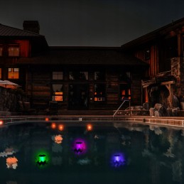 Floating solar led pool lamp 7 colors