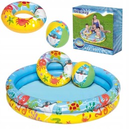 Bestway apvalus pripučiamas baseinas 122 x 122 cm