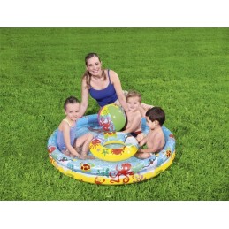 Bestway apvalus pripučiamas baseinas 122 x 122 cm