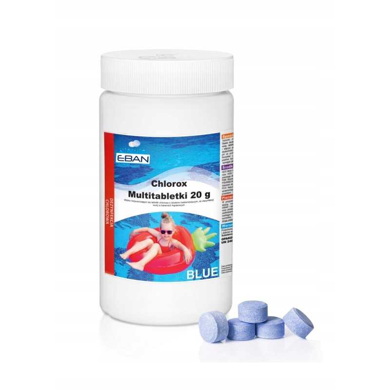 Chlorox multitablets daugiafunkcinės tabletės mėlynos 20 g 1 kg