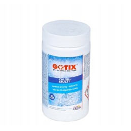 Gotix chloras baseinų baseinų cheminėms medžiagoms chlortix multi tabletės 20g 1 kg