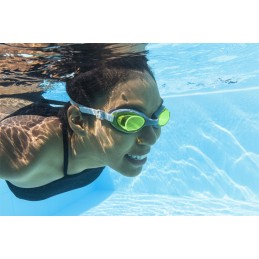 Plaukimo akiniai rožiniai akiniai bestway 21051