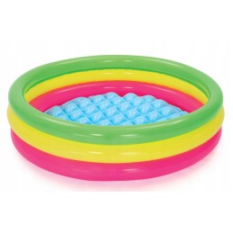 Vaivorykštinis pripučiamas sodo baseinas 102 cm x 25 cm 2 metų remonto laikotarpis