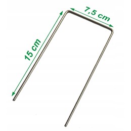 Cinkuoto metalo kaiščiai, 100 vnt