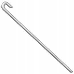Cinkuotas metalinis kaištis, tvirtas sodo miško inkaras tvirtinimui 30 cm