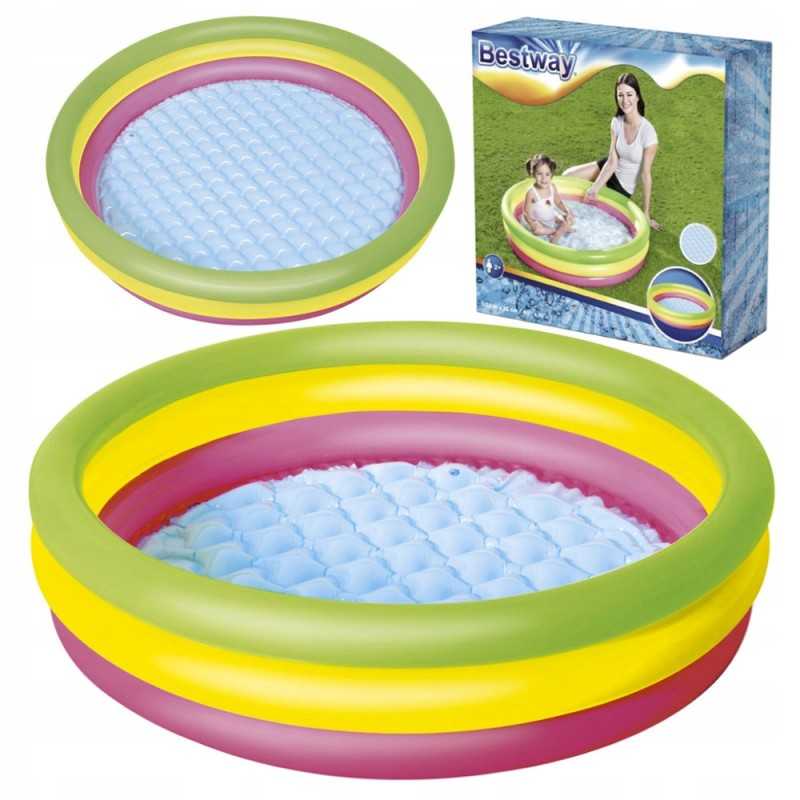 Pripučiamas irklavimo baseinas su minkštu dugnu bestway 51104