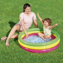 Pripučiamas irklavimo baseinas su minkštu dugnu bestway 51104