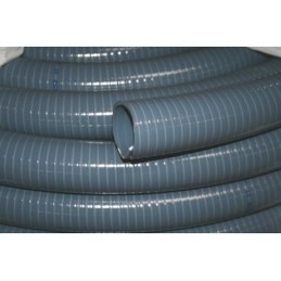 Pusiau kieta PVC žarna, 50 mm, 5 bar, pilka