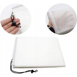 Baltos agrotekstilės apsauginiai maišeliai, 2vnt 80x100cm