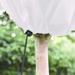 Baltos agrotekstilės apsauginiai maišeliai, 2vnt 80x100cm