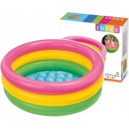 Vaivorykštinis baseinas, maža pripučiama vonia, Intex 57107