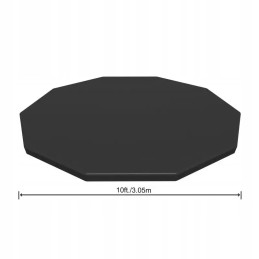 PVC danga 305 cm bestway karkasiniam baseinui