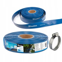 Aqua flat 1 20 m plokščia žarna su juostele