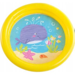 Pripučiamas irklavimo baseinas su vandens pasauliu vaikams