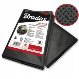 Augintas audinys bradas mocna juoda 3 2 x 5m 80 g m2