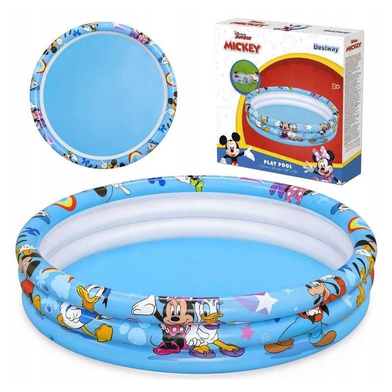 Bestway pripučiamas baseinas 122cm Mickey Friends 91007