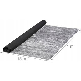 Neaustinis, nuo piktžolių, agro austas sodo audinys 1x15m vandeniui atsparus 17g