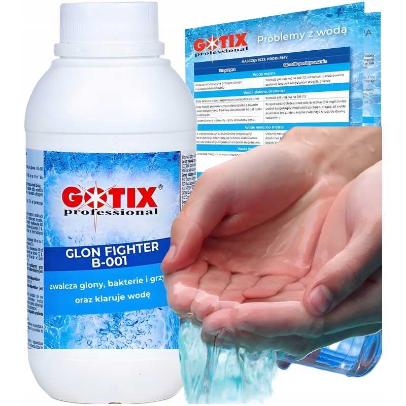 Antidumbliai baseinams, paruošimas dumbliams baseine, 30 baseino chemikalų, 1l