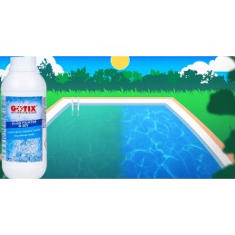 Antidumbliai baseinams, paruošimas dumbliams baseine, 30 baseino chemikalų, 1l