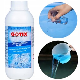 Antidumbliai baseinams, paruošimas dumbliams baseine, 30 baseino chemikalų, 1l