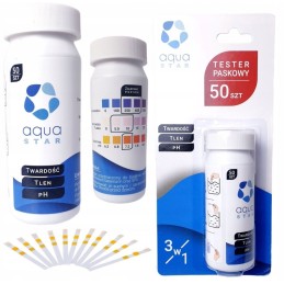 Rinkinys baseino vandens parametrams matuoti – pH, deguonies ir vandens kietumo matuoklis