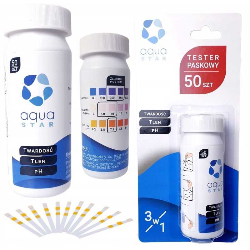Rinkinys baseino vandens parametrams matuoti – pH, deguonies ir vandens kietumo matuoklis