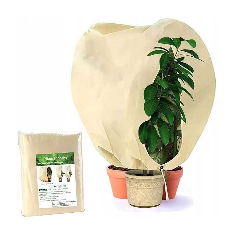 Apsauginis gaubto maišelio užvalkalas augalams austas audinys yunstk 120x180 cm