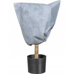 Balta agrotekstilė, apsauginis gaubtas su virvele, 50x90 cm