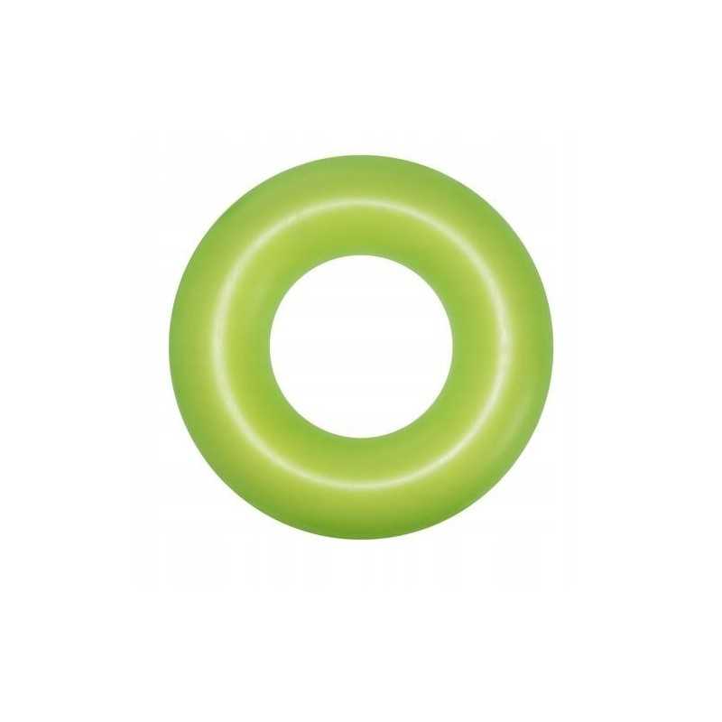Neoninis žalias plaukimo žiedas 91 cm bestway
