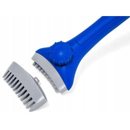 Filter cleaning brush with water attachment