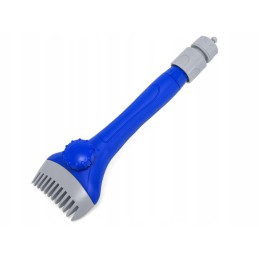 Filter cleaning brush with water attachment