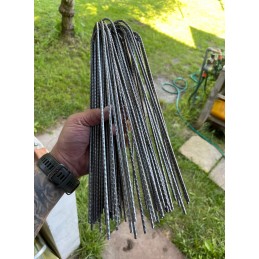 Smeigtukai kaiščiai ankeriai agrotekstilei tvirtinti agrotekstilei geotinkleliai geotinkleliai geotekstilei 50vnt "u" forma 28cm