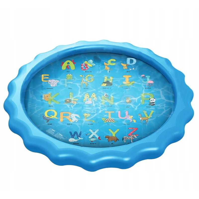 Vandens kilimėlis laistantis baseiną su fontanu, 170 cm