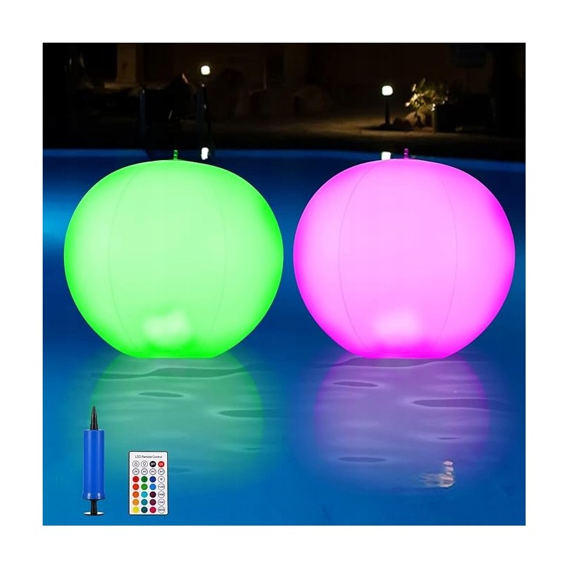 Pool lights floating cute 2 pcs