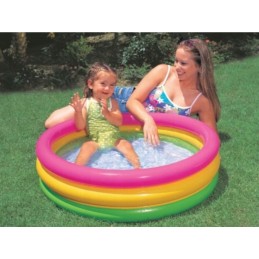 Pripučiamas baseinas vaikams, 86 cm intex, pripučiamas dugnas
