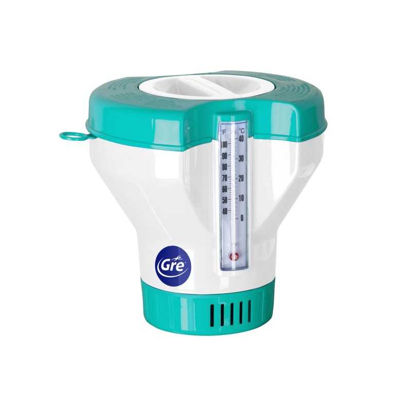 Didelis chloro dozatorius su termometru 40070 gr