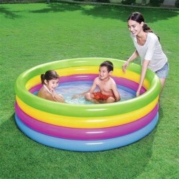 Bestway 51104 pripučiamas baseinas, trijų vidutinių spalvų