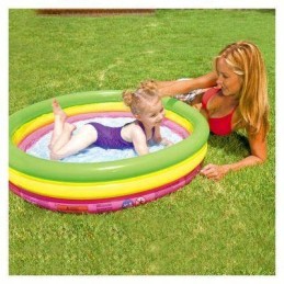Bestway 51104 pripučiamas baseinas, trijų vidutinių spalvų