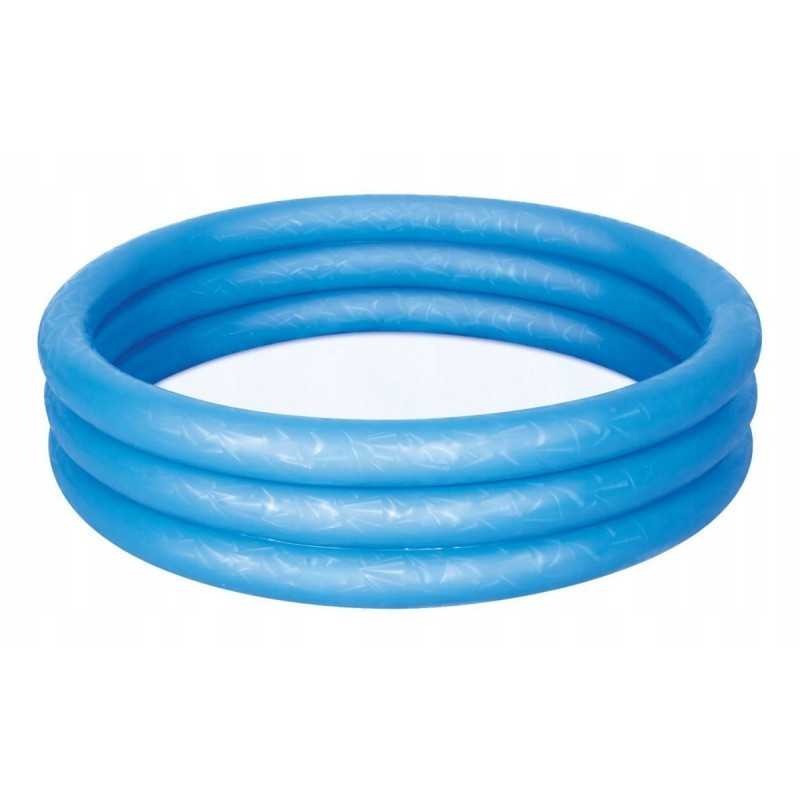 Pripučiamas baseinas vaikiškas baseinas vaikams mėlynas 122x25cm bestway latka remontas