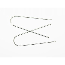 Cinkuoti kaiščiai, kaiščiai, inkarai agrotekstilei tvirtinti, agrotekstilė, 50 vnt., raidės „v“ formos