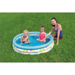 Bestway 51009 apvalus pripučiamas baseinas 122x122cm