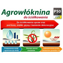 Agrotekstilė mulčiavimui p50 + UV